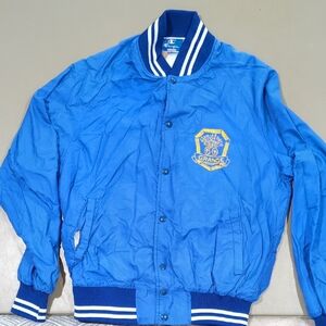 Vintage Champion Royal Blue Jacket with grain logo